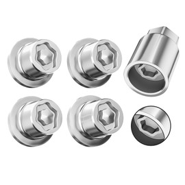 MIKKUPPA - Juego de tuercas de bloqueo de rueda M12x1.5 antirrobo de repuesto para Toyota Camry 2003-2022, Highlander 2008-2022, 2002-2023 Lexus RX350 IS250 ES350 NX200T OEM: 00276-0090