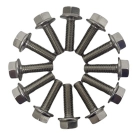 Z Whip Stainless Steel LS Header Exhaust Manifold Bolt Kit. Compatible with all GM Chevy LS Series Engines LSX LS1 LS3 LS2 LQ4 LS6 LQ9 5.3L 6.0L 6.2L Hardened SS 304 (18-8) Bolts