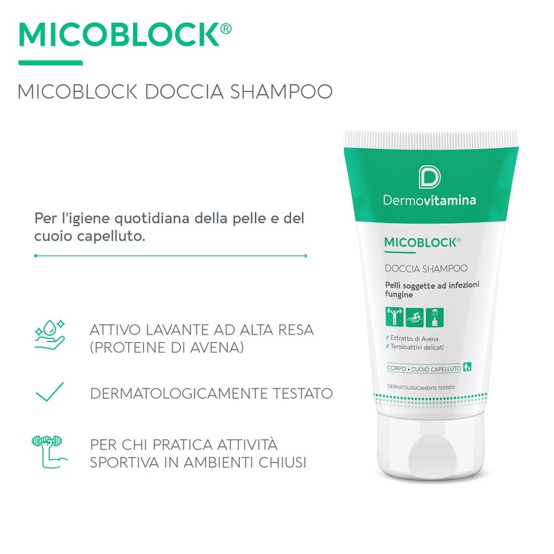 Dermovitamina - Micoblock Doccia Shampoo Antifungino 200ml - Infezioni