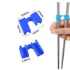 12PCS Chopstick Holder, Chopsticks Hinges Connector, Reusable Chopsticks Aid for