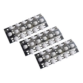 Hongso SPD751 (3 Pack) Stainless Steel Heat Plate, Heat Shield, Heat Tent, Burner Cover, Vaporizor Bar, and Flavorizer Bar Replacement for Select Turbo Gas Grill Models 16 1/2