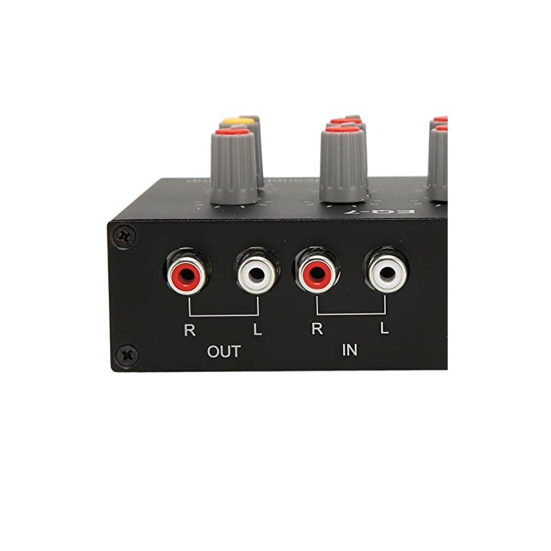 Tonysa 7 Band Sound Equalizer, Output Input, 12dB High Bass