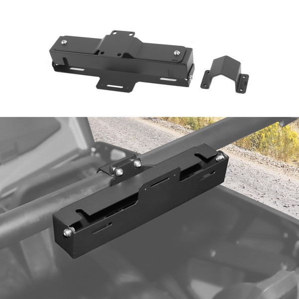 CheroCar Fit for UTV ATV Front License Plate Mount Holder