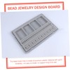 LIFKOME 2pcs Beading Board Tray for Jewelry Making Multi-functional Bead