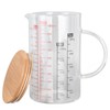 Glass Measuring Cup V Shaped Nozzle Clear Scale Comfortable Grip