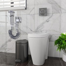 Bidet Handbrause für Toilette Bidet Set Edelstahl Mit Wasserhahnspender Schlauch Bidet Brause Geeignet Zum Waschen Von Haustieren, Reinigen Des Badezimmers