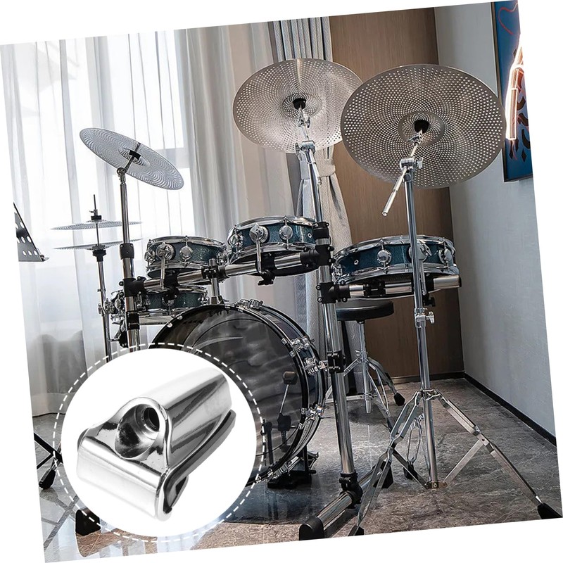 Kisangel Bass Drum Claw Hook with Pad Durable Snare Drum