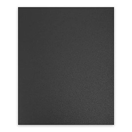 Binditek 100 Pack 16 Mil Sand-Textured Polycover - for Business Reports and Proposals - Lightly Textured Sand Finish - with Square Corners,Un-Punched, Black Color