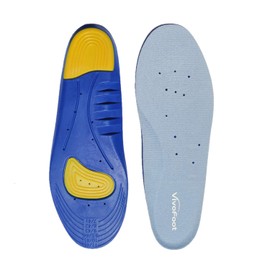 VivoFoot Memory Foam Full-length Shoe Inserts, Comfort & Athletic Insoles for Men & Women (Women: 6-10)