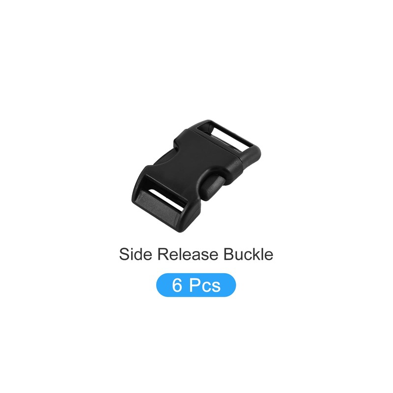 METALLIXITY Side Quick Release Buckle (15 mm/0.59 inches), Pack of