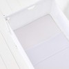2 Pack Crib Fitted Sheets 44 x 80cm – White