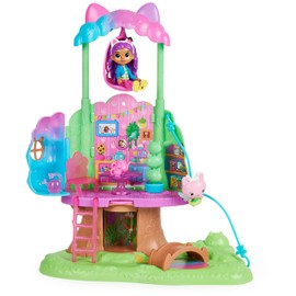 Gabby’s Dollhouse, Transforming Garden Treehouse Playset with Lights, 2 Figures, 5 Accessories, 1 Delivery, 3 Furniture, Kids’ Toys for Ages 3 and above