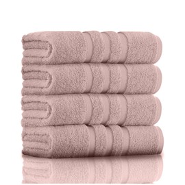 GC GAVENO CAVAILIA 550 GSM Hand Towels - Pack of 2 - Egyptian Cotton Towel - Highly Absorbent & Quick Dry Bathroom Towels Sets - Washable Spa Saloon Gym Towel, Blush Pink