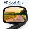 aostirmotor Pair Black Hood Mirrors Fit for New Freightliner Cascadia