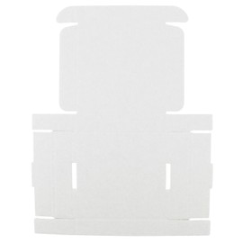 10 x White Box Mini Square. Size: 10cm x 10cm x 2cm Shipping MAILING Postal PIP Large Letter