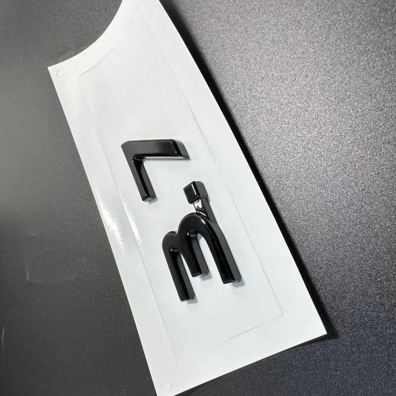 3D ABS 1Pcs 3.7 Side Emblem Badge Decal for Q50