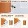 Ravinte 10 Pack 5 Pairs Short Arm Kitchen Cabinet Hinges