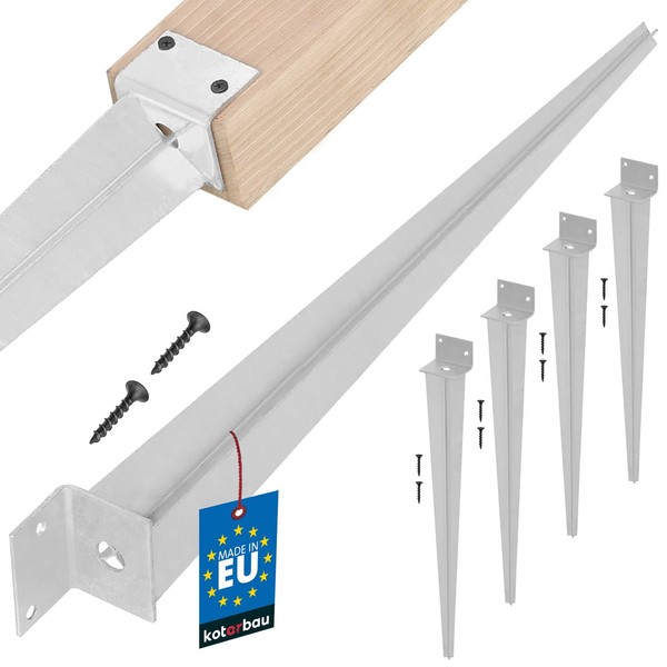 KOTARBAU® Set of 4 Post Holders for Folding, L 60