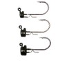 Ned Head Jig Head 1/0 Hook 1/8 4 pcs (Black)