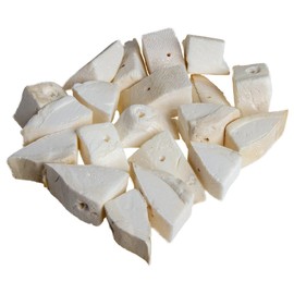 emours Cuttlebone for Birds, 20 Pcs Natural Cuttlefish Bone Calcium Chew Toys for Parakeets Cockatiels Parrots Canaries, Beak Trimming Bird Cage Accessories