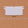20 Meter Vertical Blind Bottom Chain with 5 Pieces Plastic