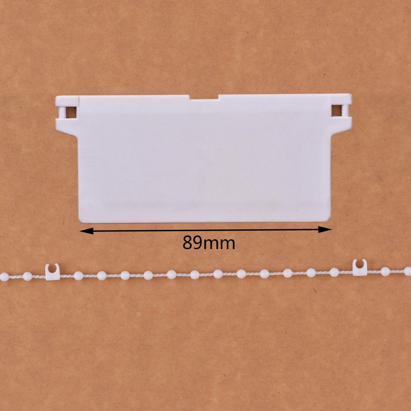 20 Meter Vertical Blind Bottom Chain with 5 Pieces Plastic