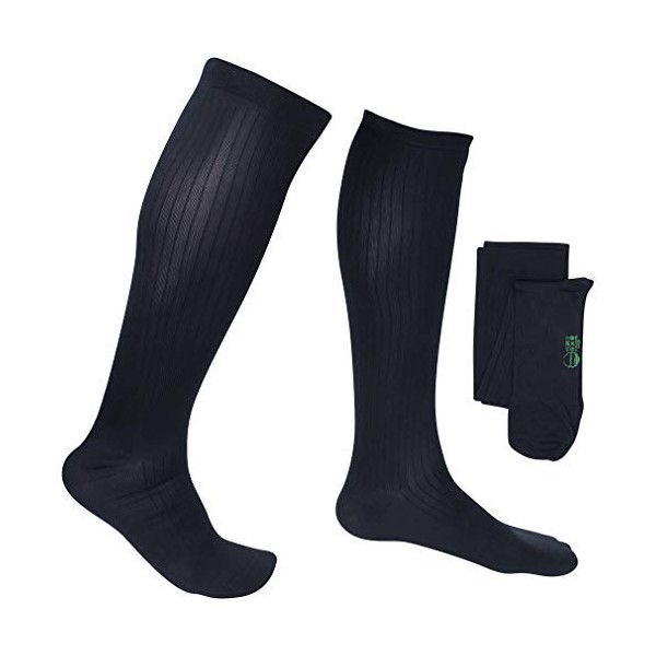 EvoNation Men’s Knee High 20-30 mmHg Graduated Compression Socks – Moderate Pressure Compression Garment