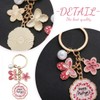 KIRZAX 1PC Flower Keychain,Women Bag Charm Keychain,Cute Bag Charm,Mother's Day