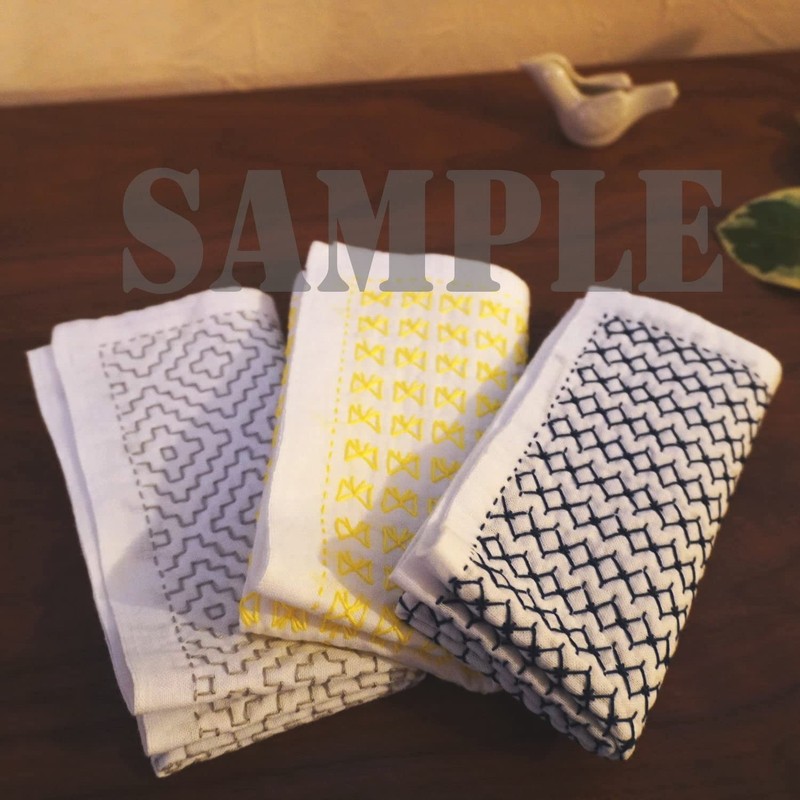 Daruma Hitomezashi Sashiko Kit – Kit de aguja e hilo