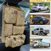 Jimikay Tactical Car Seat Back Organizer Hanger Bag with 5