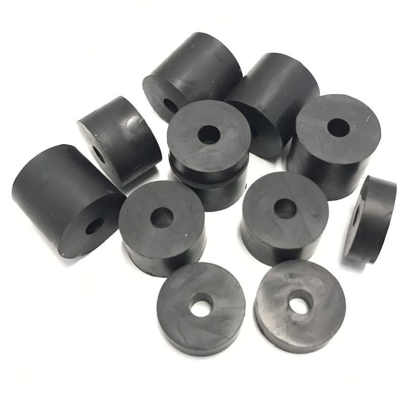 Hawkeng 4mm (M4) Medium Hard Rubber Spacers Standoff Washers (12