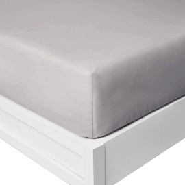 Yorkshire Bedding 25 Cm Fitted Bed Sheets - Super Soft Deep Fitted Sheet Brushed Microfibre Anti Wrinkle Bedsheet Breathable & Fade Resistant (Grey, King)