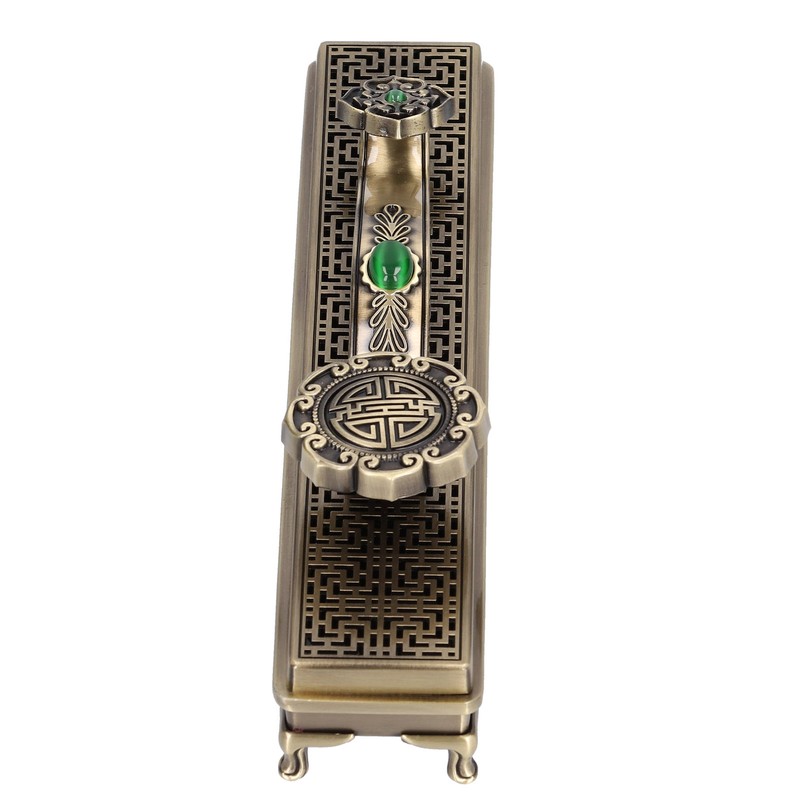 Metal Incense Holder Ruyi Antique Incense Stick Burner for Home