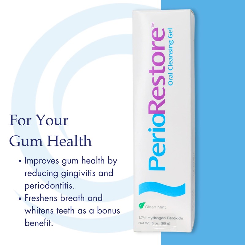 Perio Restore® Gel 3 Ounce Tube; 3 Pack. 1.7% Hydrogen