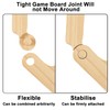 Grhonior Upgraded Version Interlocking Pegs and Jokers Board Game Wood,Multiplayer