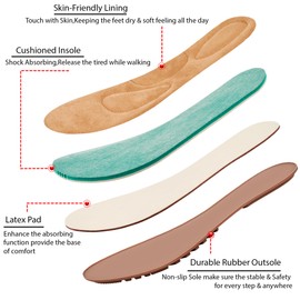 Reimferce Womens Flats Ballet for Work: Black 7.5 Dress Comfortable Walking Flat - Casual Ladies Wedding Shoe