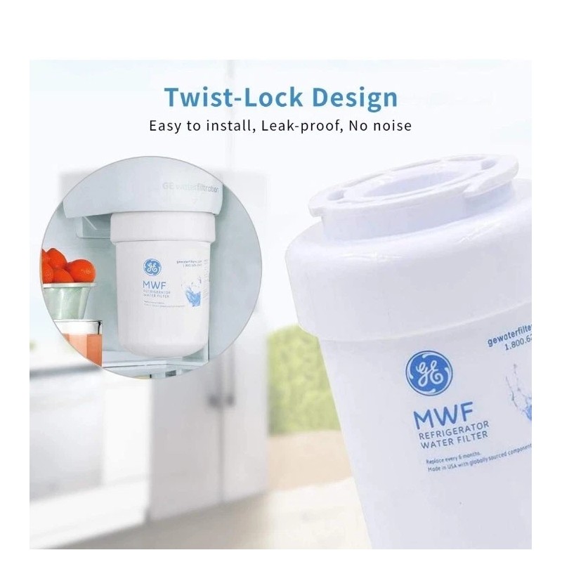 GE MWF Water Filter - White. P/N 101344 0110