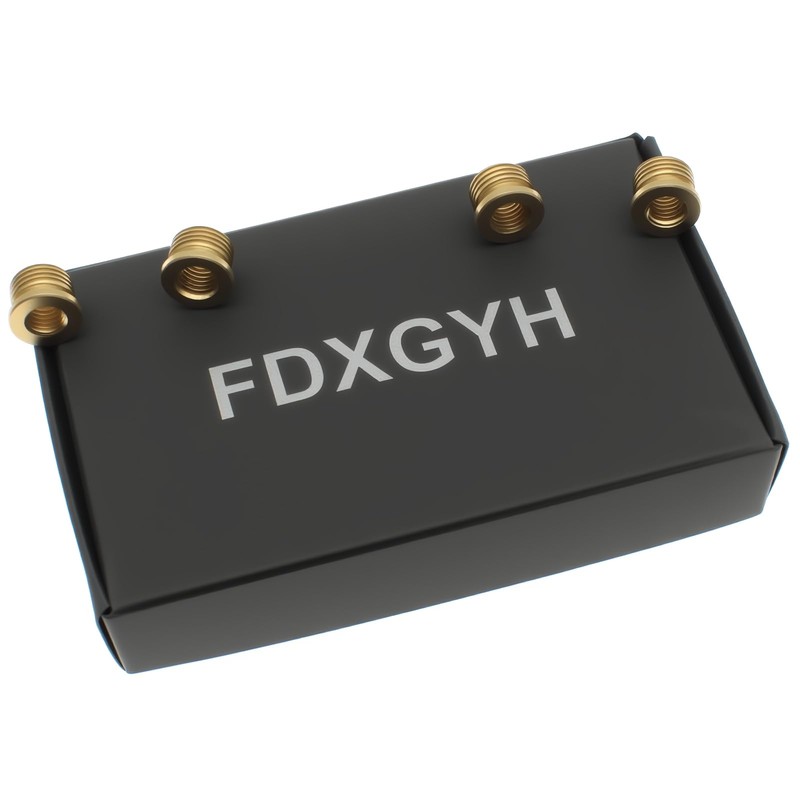 FDXGYH 2 Pcs Male 1/8 IP (3/8") to Femle 1/4-27