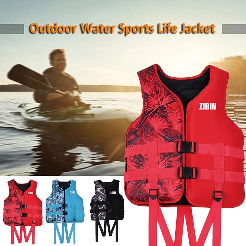 Kids Swim Vest Life Jacket for Children Adults Flotation Swimsuit