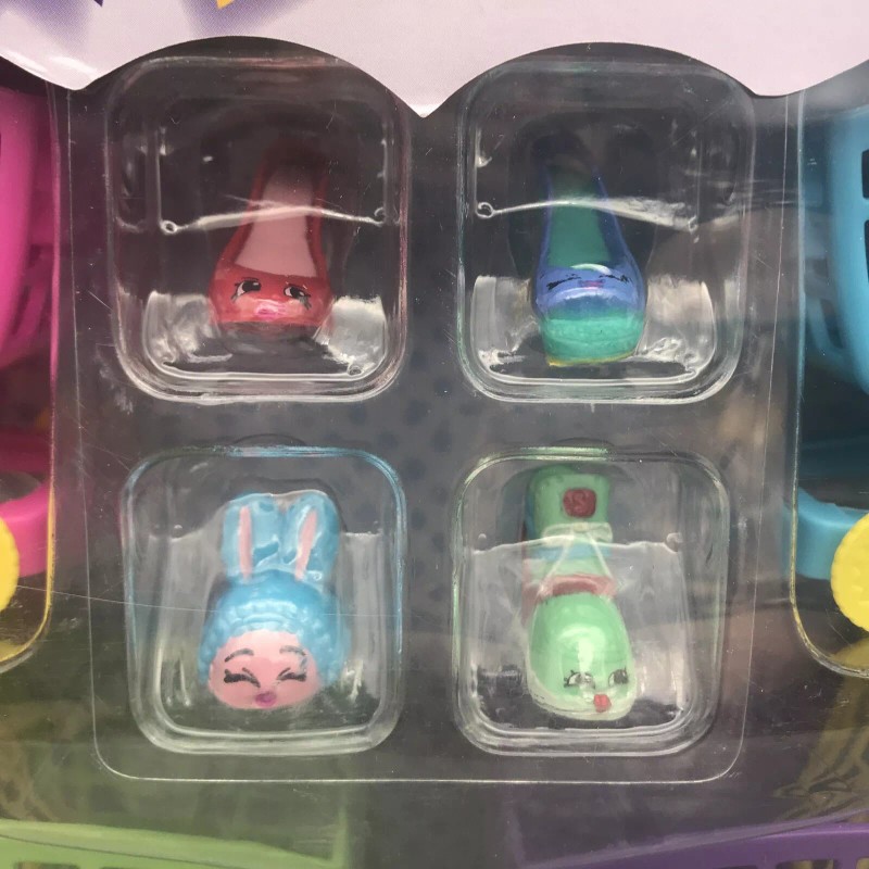 Pressman Shopkins Shopping Cart Sprint Game Moose Exclusive Designs Board