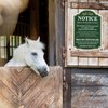 FKNSGR Equine Liability Sign 2 Pack, 10 x 14 inches
