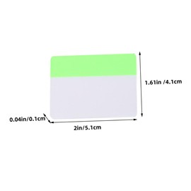 Operitacx Farbige Haftregisterkarten für Bücher 10 Sets mit Durchscheinenden Notizblöcken Zum Markieren Von Seiten