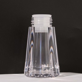 COSIDEA 15pcs 4ml Cute empty lip gloss tubes with fat wand Green short chubby big doe foot lipgloss tube