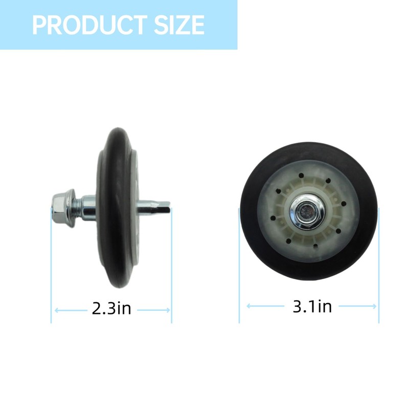 HZYUHMIG 4581EL2002H Dryer Drum Roller Assembly Compatible with LG Dryers