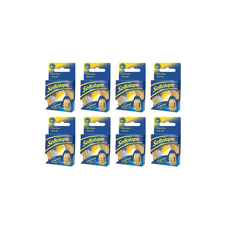 Sellotape Original Golden Tape - 18 mm x 25 m,