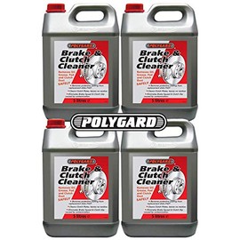 Polygard Polygard NMIS12200C x4 Workshop Brake and Clutch/Maintenance Cleaner, 5L Volume