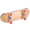 Milltrip Wooden Finger Skateboards, 1Pc Maple Wooden Alloy Fingerboard Finger