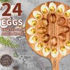 Erwuldor Deviled Egg Platter & Deviled Egg Tray- Acacia Wood
