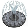 AISITIN Solar Power Bird Bath Fountain Pump Upgrade 2.5W 160mm