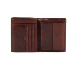 camel active Japan Herren Geldbörse Hochformat RFID Leder Mittelgroß Cognac Braun